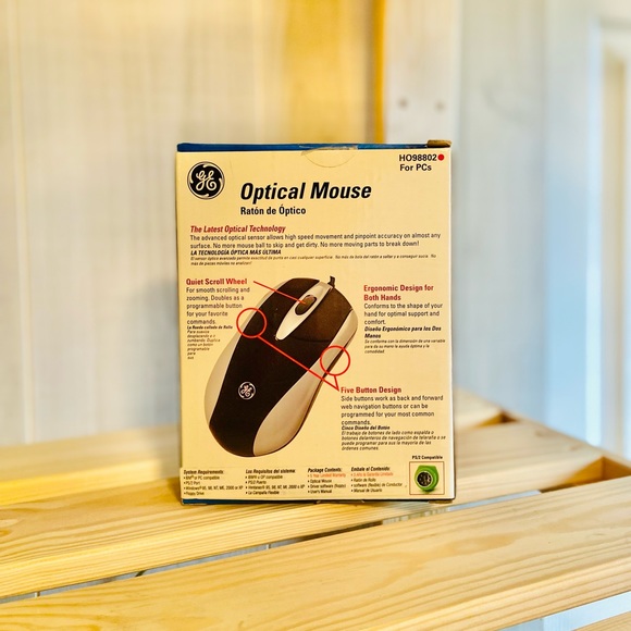 Vintage Jasco Optical Wired Mouse - Picture 2 of 3